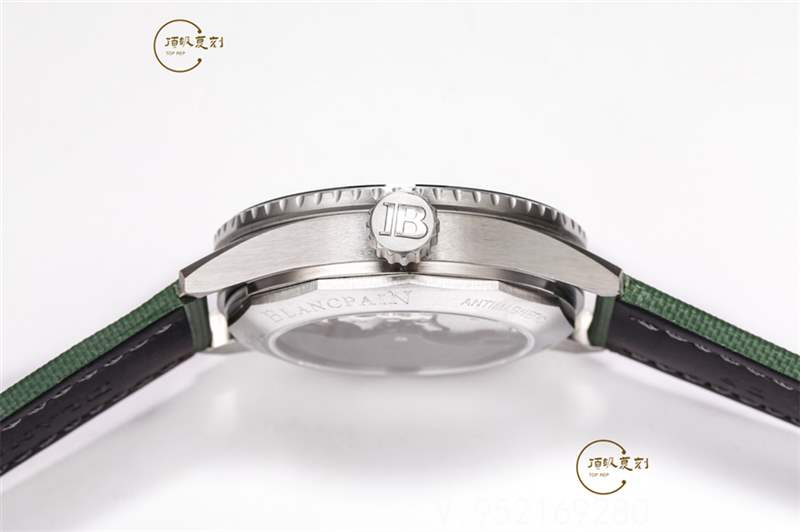 GF廠寶珀五十噚極光綠鋼款復(fù)刻表做工對(duì)比評(píng)測(cè)-復(fù)刻表