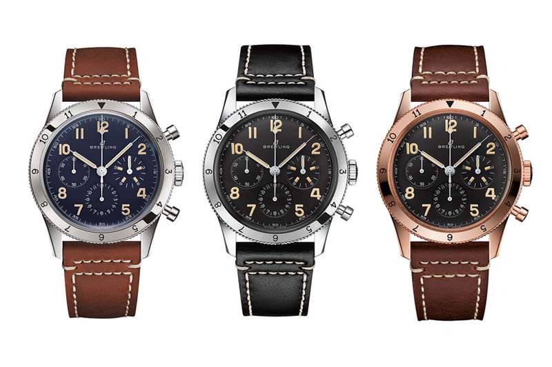 百年靈765 AVI 1953多功能計(jì)時(shí)復(fù)刻限量版腕表-復(fù)刻表