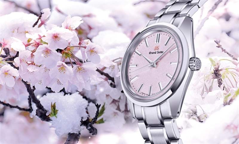 Grand Seiko凝縮「櫻隱」春日奇景,SBGW289現(xiàn)代44GS最小表徑-復(fù)刻表
