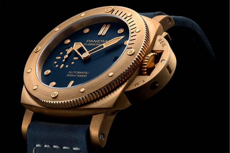 沛納海Panerai 2021全新青銅表｜Submersible Bronzo Blu Abisso更落力保護海洋-復刻表