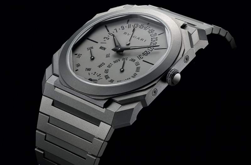 BVLGARI Octo Finissimo 2021年帶來超薄萬年歷與安藤忠雄聯(lián)乘！極繁與極簡的一體兩面-復(fù)刻表