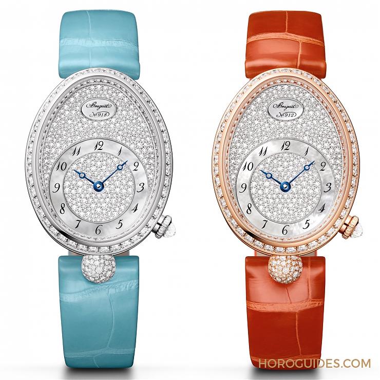 璀璨絕美!以雪花鑲嵌入作|Breguet Reine de Naples 8938仕女鉆表-復(fù)刻表