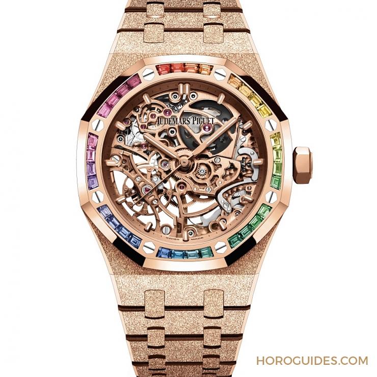 紫水晶圈！霜金彩虹圈！這是愛彼皇家橡樹表系里的盛世美顏-復刻表