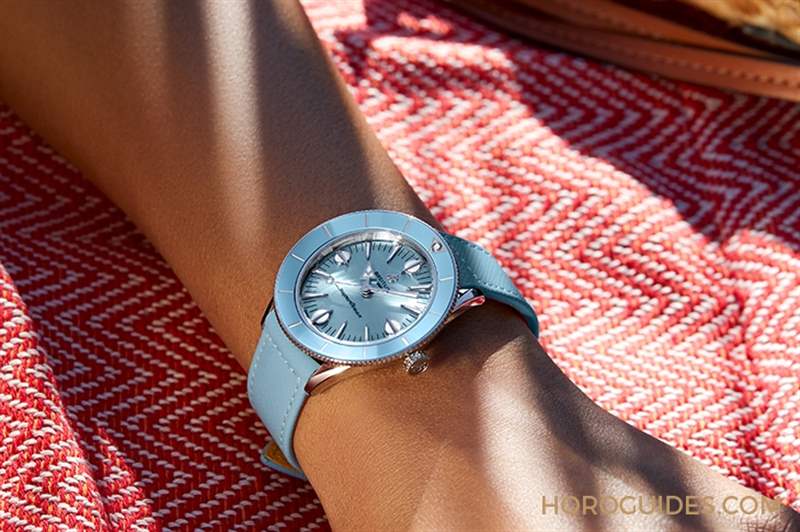 百年靈推出Superocean Heritage '57超級海洋文化腕表Pastel Paradise膠囊系列-復(fù)刻表