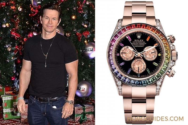 【名人表盒】馬克華伯格的肌情壯臂與閃亮表藏-復刻表