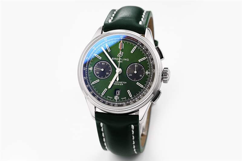 GF廠百年靈璞雅B01綠色表盤復(fù)刻版評測-復(fù)刻表