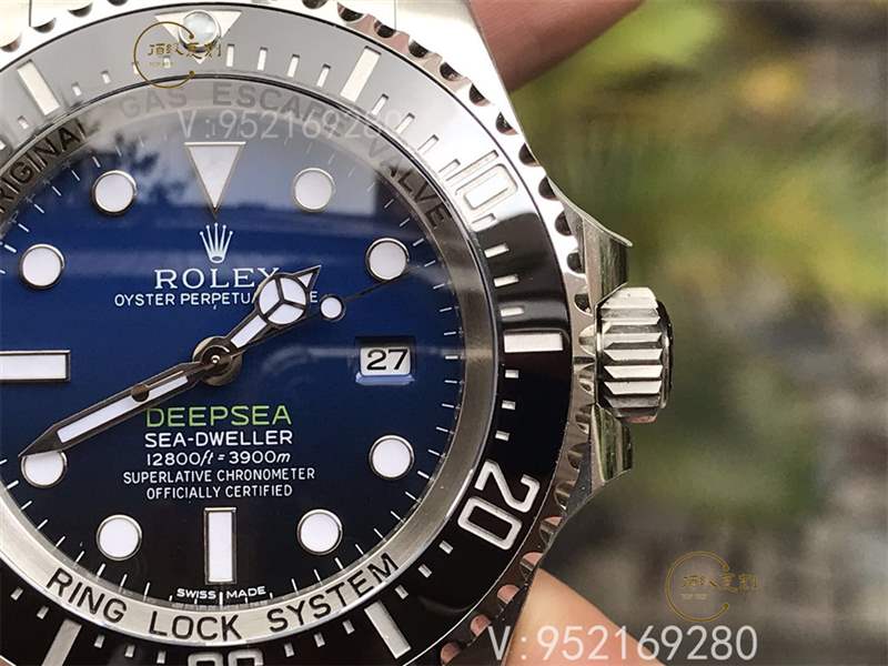 AR廠勞力士漸變藍鬼王v2版腕表復刻做工怎么樣對比n廠漸變鬼王-復刻表