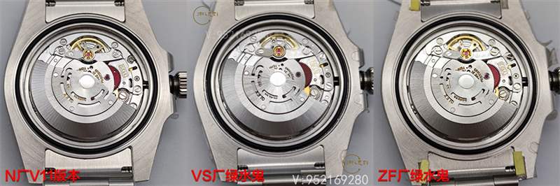 VS廠、ZF廠、N廠勞力士水鬼獨家對比,哪家復刻做工最為出色呢-復刻表