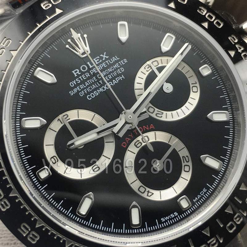 N廠迪通拿V3版「4130機(jī)芯」黑鋼迪116500LN陶瓷圈黑面表盤-復(fù)刻表