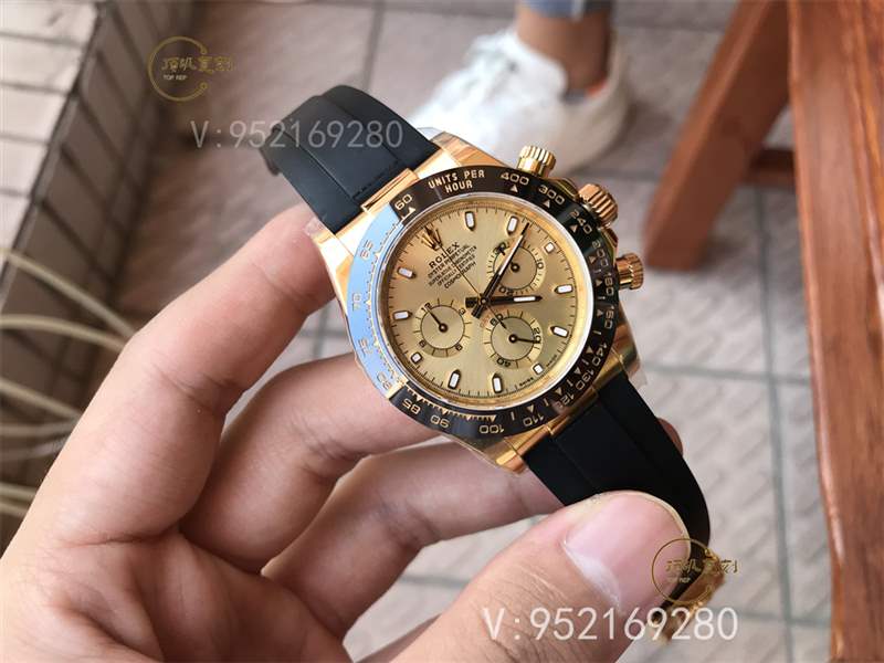 N廠勞力士迪通拿m116518ln間金膠帶復(fù)刻表做工怎么樣,內(nèi)附實拍圖-復(fù)刻表