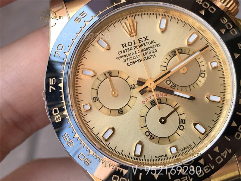 N廠勞力士迪通拿m116518ln間金膠帶復(fù)刻表做工怎么樣,內(nèi)附實拍圖-復(fù)刻表