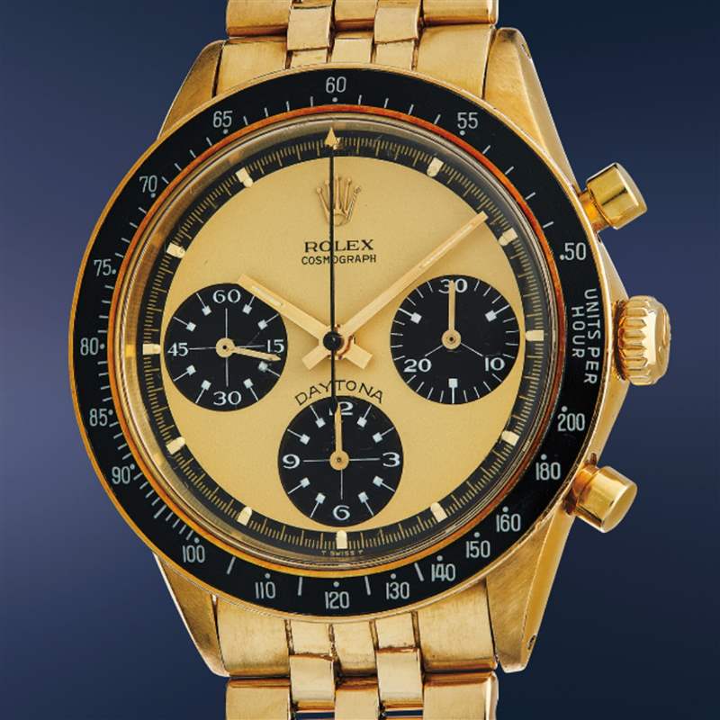 Rolex Paul Newman Daytona 6264將拍賣激罕檸檬面手表估值千萬(wàn)-復(fù)刻表