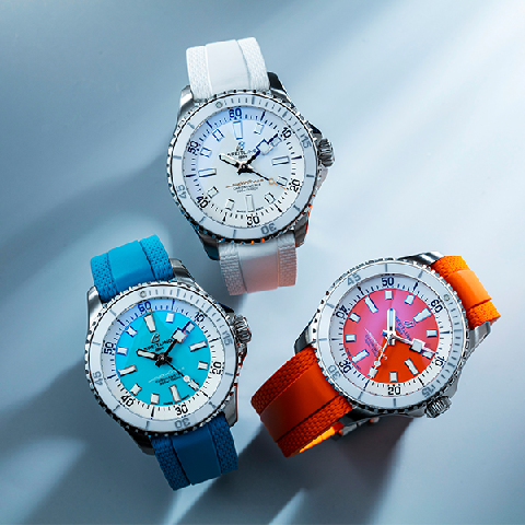 優雅接棒的細膩布局！百年靈Superocean尺寸齊全的繽紛新作-復刻表