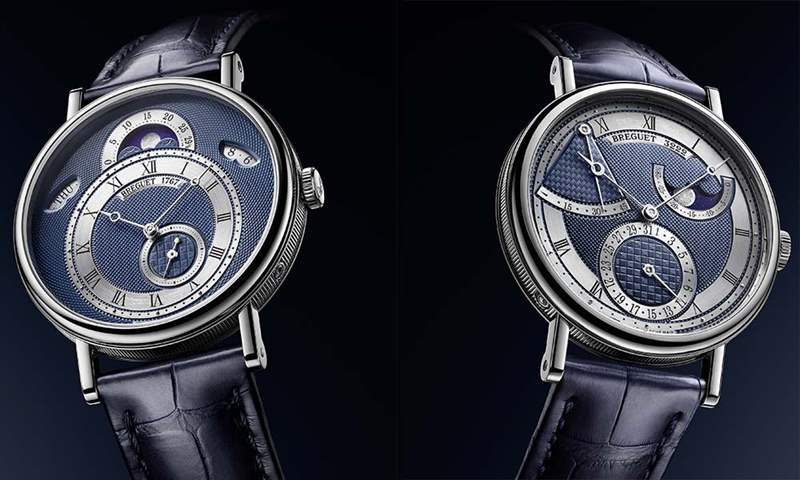 寶璣 CLASSIQUE 7137 & CLASSIQUE 7337時間、月亮和扭索飾紋é雕刻-復刻表