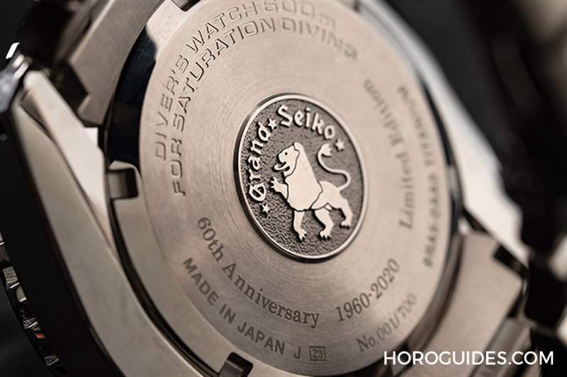 系出東瀛的鋼鐵硬漢｜GRAND SEIKO 60周年專業(yè)600米潛水表SLGA001-復(fù)刻表