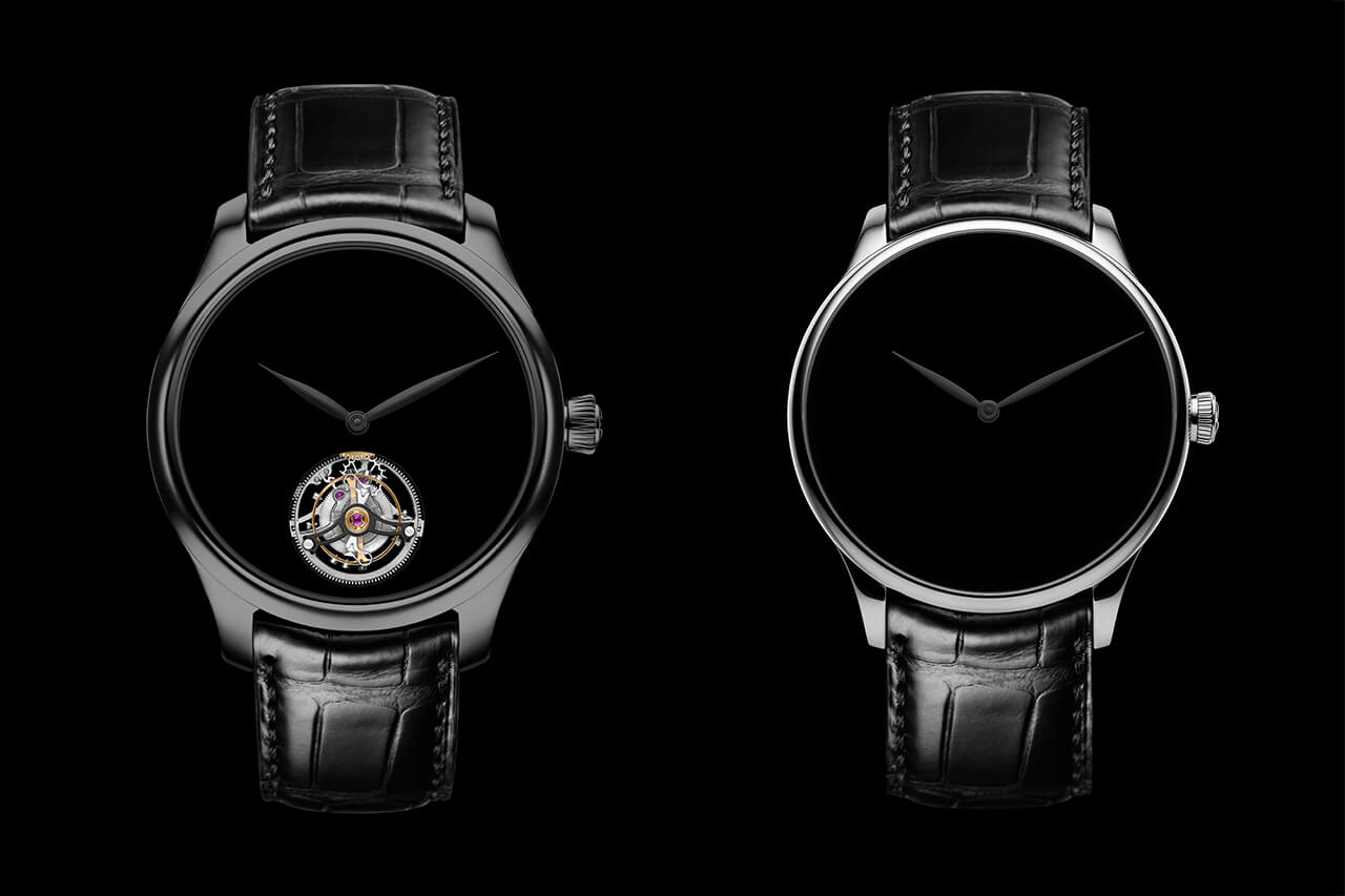 亨利慕時(shí)H. Moser & Cie Vantablack純黑表盤(pán)手表2327-0222-復(fù)刻表
