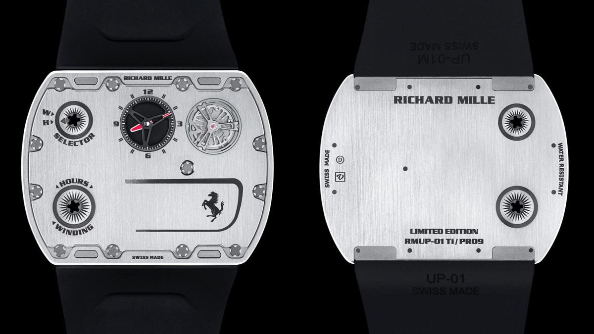 超薄運動表的工程習題！RICHARD MILLE RM UP-01 Ferrari-復刻表