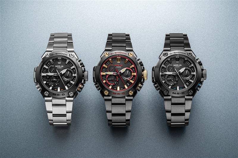 卡西歐G-SHOCK｜極致堅固典范「赤備」武士盔83年元祖經典升級致敬-復刻表