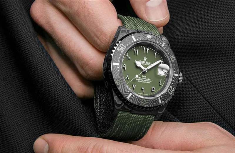 幾乎全部錶殼都改成碳纖維材質(zhì),使得手錶整體重量只有80.46克,大概只有原廠海使重量的一半不到。(Source:Designa Individual) 意大利鋼門GiGi勞力士Datejust鏤空改裝表極吸睛命名:孤獨(dú)時(shí)光-復(fù)刻表