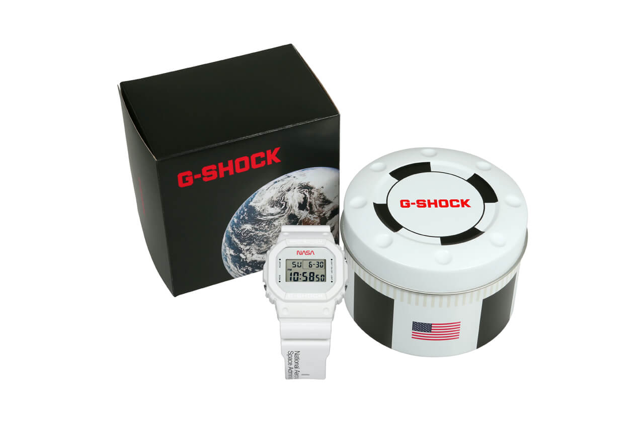 卡西歐G-Shock DW5600 NASA限量版-復刻表