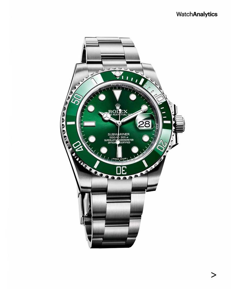 Rolex鋼殼運動手表行情漲不停停產綠水鬼超越GMT百事圈躍升亞軍-復刻表