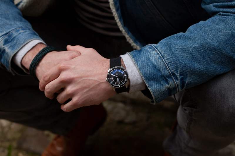 法國小眾機(jī)械手表海軍藍(lán)Le Forban Sécurité Mer Malouine-復(fù)刻表