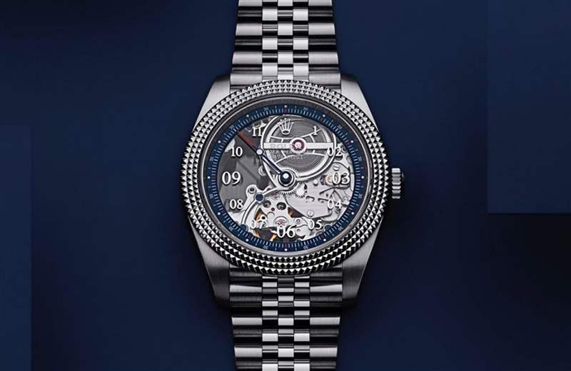 (Source:Artisans de Genève) 意大利鋼門GiGi勞力士Datejust鏤空改裝表極吸睛命名:孤獨(dú)時(shí)光-復(fù)刻表