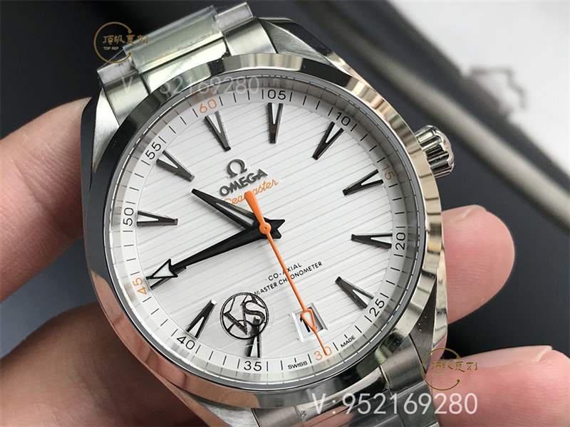 VS廠歐米茄海馬150柚木白盤橙針復(fù)刻表做工怎么樣-220.10.41.21.02.001-復(fù)刻表