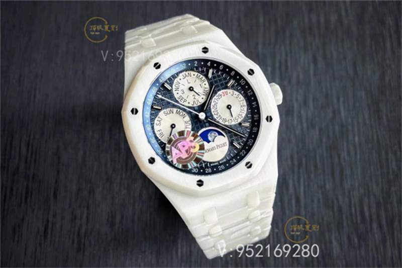 APS廠AP愛彼萬年歷白陶瓷AP26579計(jì)時(shí)表復(fù)刻做工怎么樣-復(fù)刻表