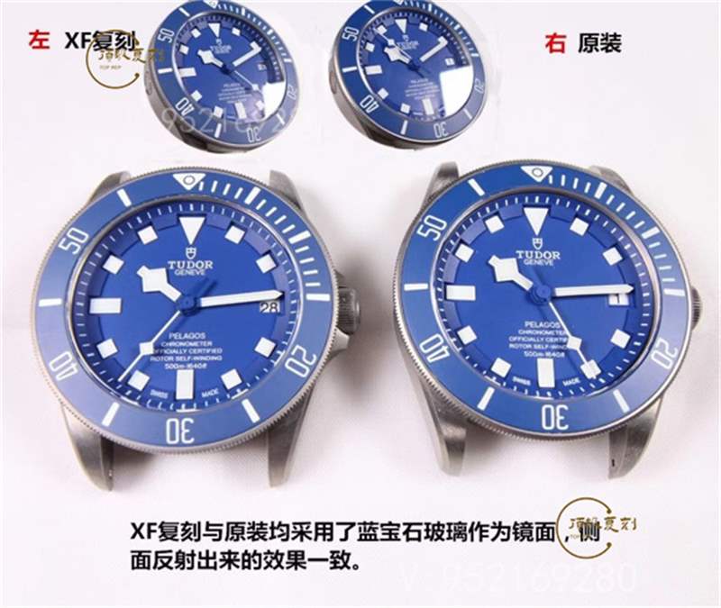 XF廠帝舵領潛型藍色戰斧鈦土豆復刻表做工怎么樣-M25600TB-復刻表