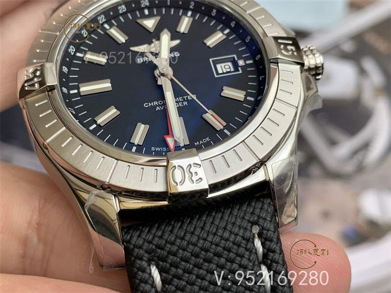 GF廠百年靈復仇者45mm男士機械復刻表做工怎么樣GMT雙時區-復刻表