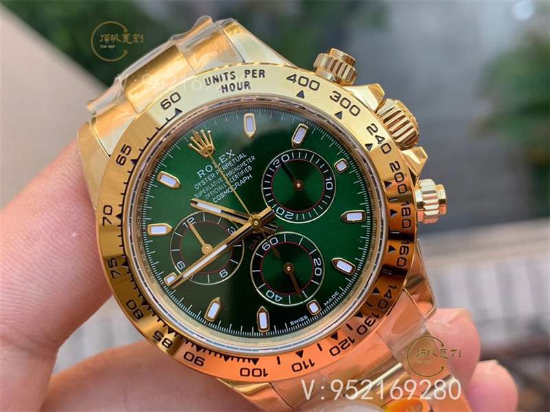 N廠勞力士迪通拿金綠迪m116508復(fù)刻表值得入手嗎-復(fù)刻表