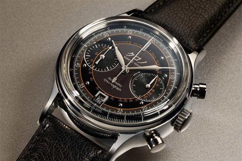 日本小眾手表品牌黑野Kurono Chronograph 2計(jì)時(shí)腕表-復(fù)刻表