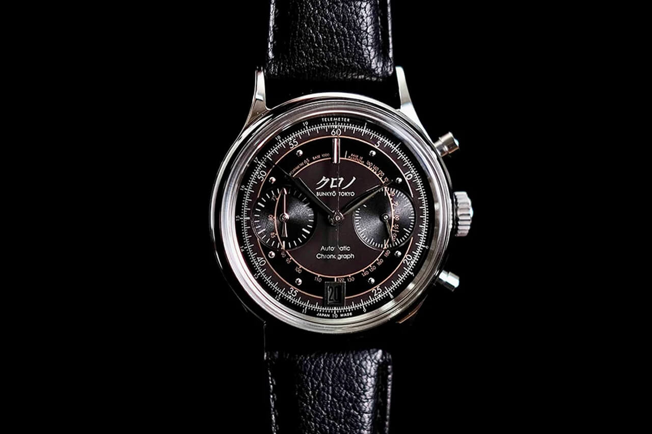 日本小眾手表品牌黑野Kurono Chronograph 2計(jì)時(shí)腕表-復(fù)刻表