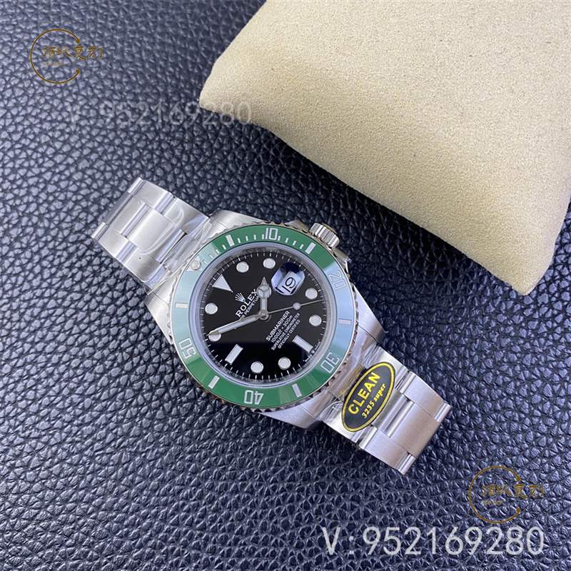 C廠(chǎng)(Clean廠(chǎng))勞力士41mm綠水鬼復(fù)刻表對(duì)比正品怎么樣-復(fù)刻表