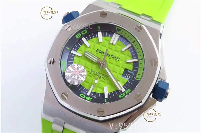 JF廠AP愛彼15710綠色配色皇家橡樹復刻表做工怎么樣-復刻表