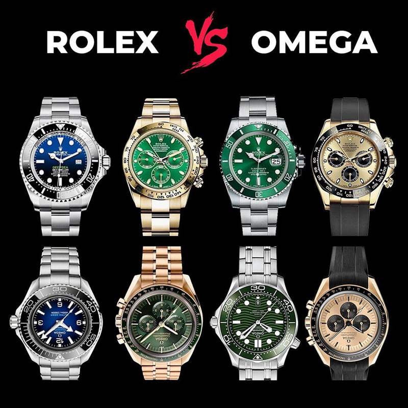 勞力士、歐米茄4款熱門手表對應款決高下? (IG@ifuckinglovewatches) ROLEX vs OMEGA|5大對應手表決高下Daytona、水鬼、OP如雙胞胎-復刻表