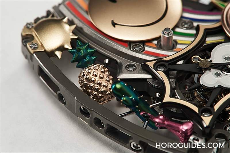 Richard Mille少見樂園化的一面! RM 88 Smiley自動上鏈陀飛輪腕表-復刻表