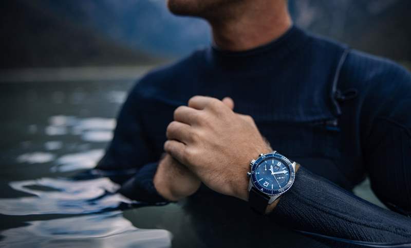 藍(lán)面、藍(lán)陶瓷圈打頭陣！ Glashütte Original SeaQ系列首次搭載計(jì)時(shí)功能-復(fù)刻表