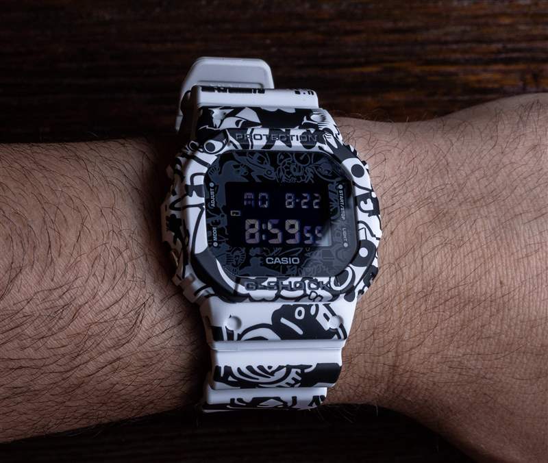 動(dòng)手操作：卡西歐 DW5600-GU-7 'G-Shock Universe' 手表-復(fù)刻表