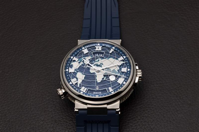 寶璣Marine Hora Mundi腕表讓您在眨眼之間從一個時區到另一個時區-復刻表