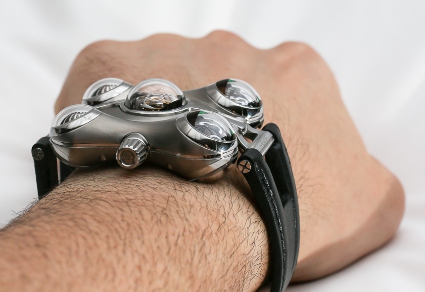 MB&F HM6太空海盜腕表上手亮相-復刻表