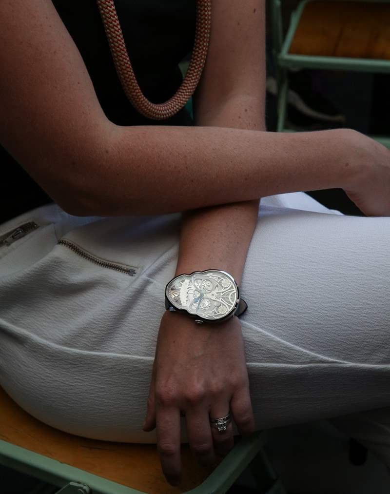 Fiona Krüger骷髏手表動手實踐-復刻表