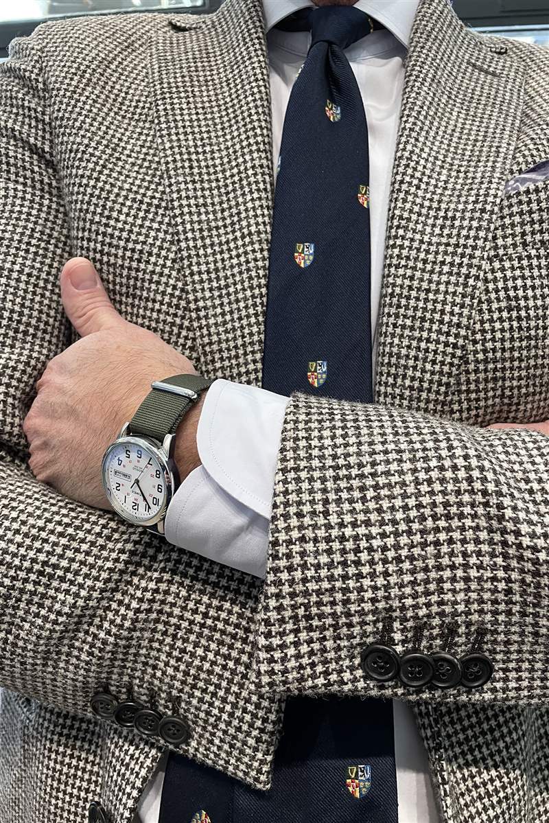 如何佩戴它秘密時尚的Timex Easy Reader-復刻表