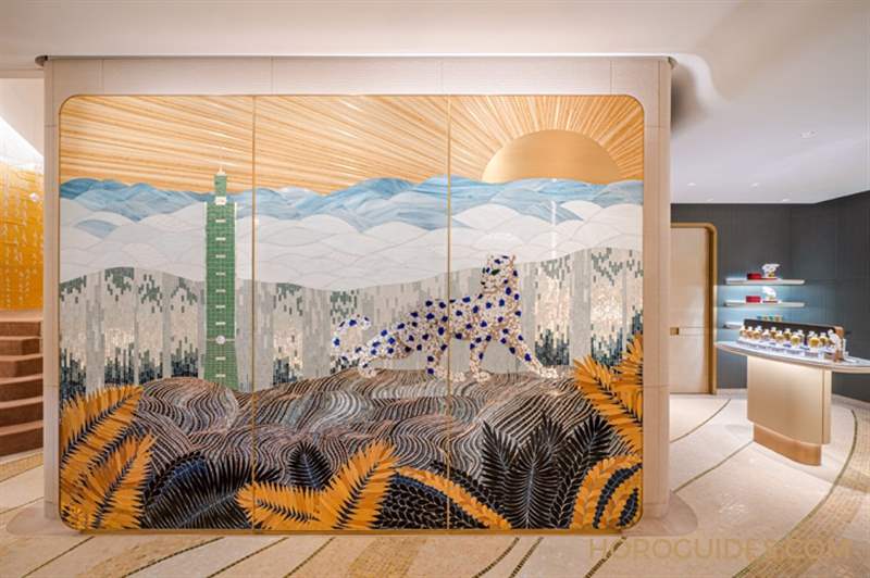 隱身在至高地標(biāo)里的世外桃源,Cartier臺北101旗艦店-復(fù)刻表