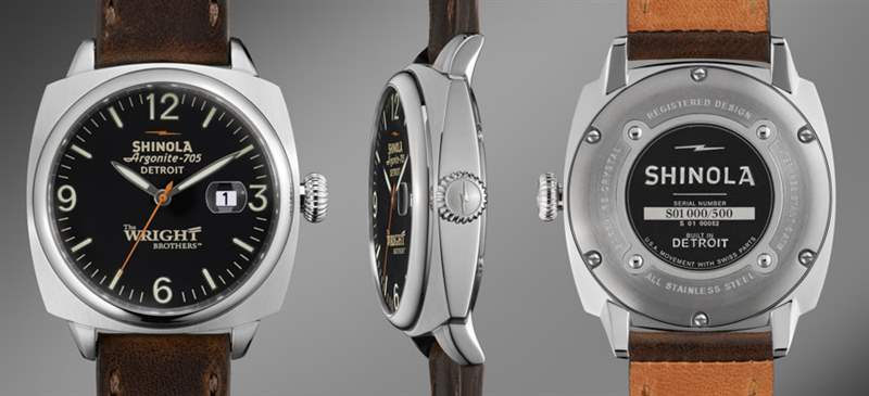 Shinola與萊特兄弟限量版手表和自行車一起推出“偉大的美國人系列”-復(fù)刻表