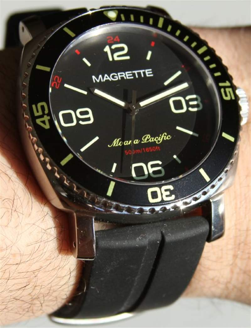 Magrette Moana Pacific Diver 12 馬格萊特Magrette莫阿納太平洋潛水員手表-復刻表