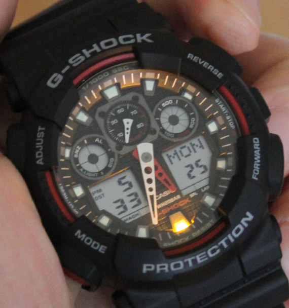 Casio G-Shock GA100 9 卡西歐G沖擊X大組合GA100手表-復刻表