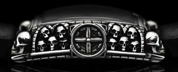 Memento_Mori_Side 丹尼爾·斯特羅姆“Agonium”紀念品森,Carpe Diem哥特風手表-復刻表