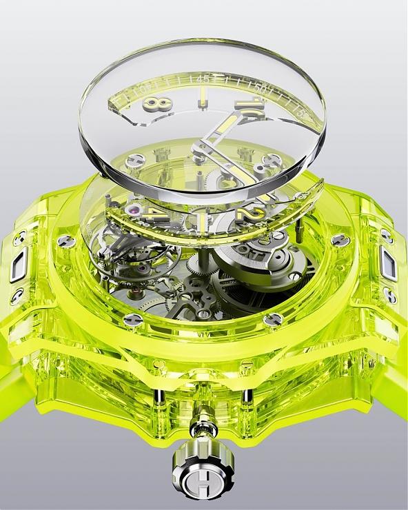 HUBLOT藍寶石不只晶透亮還有螢光黃SAXEM滿滿科技含量-復刻表